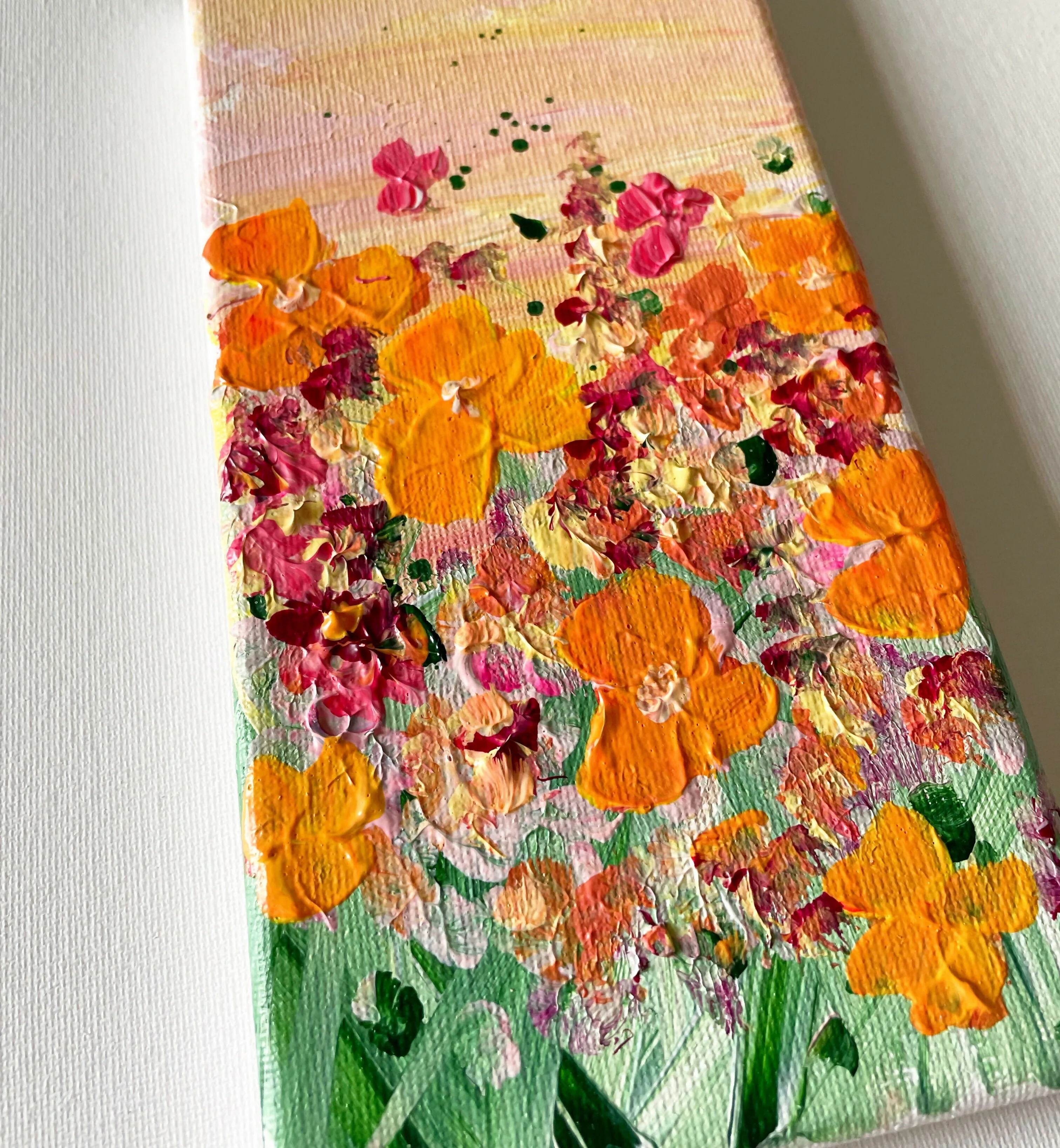 Autumn Sunsets 1 - Original Acrylic Painting - Image 3