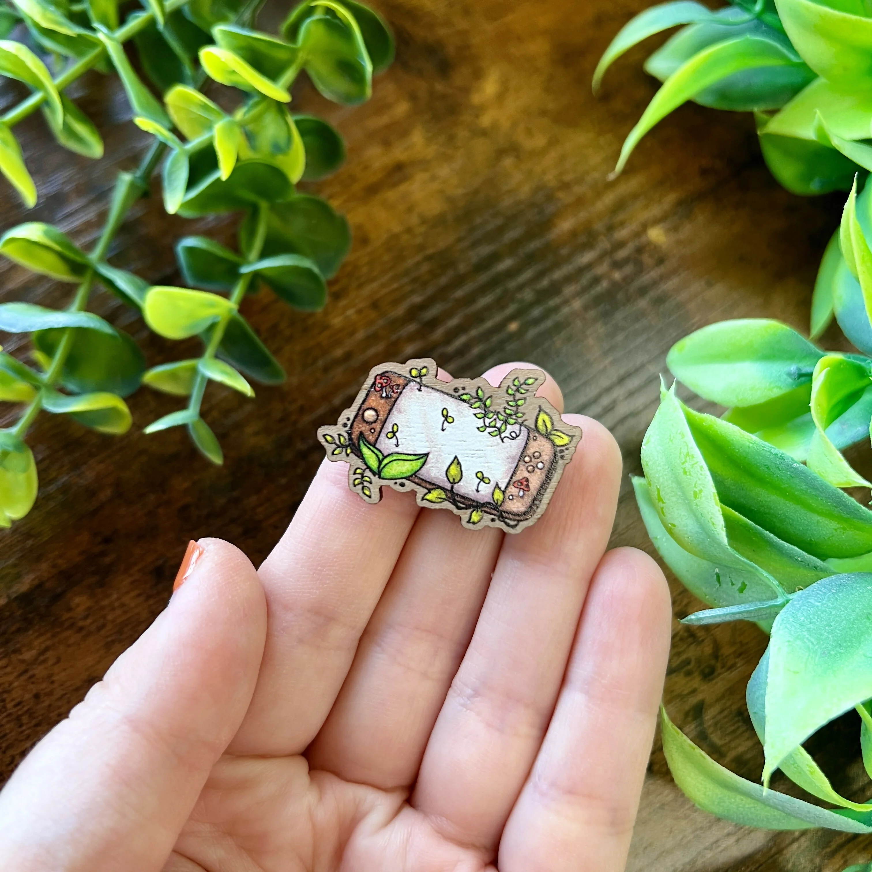 Cosy Gamer Wooden Pin - Image 3