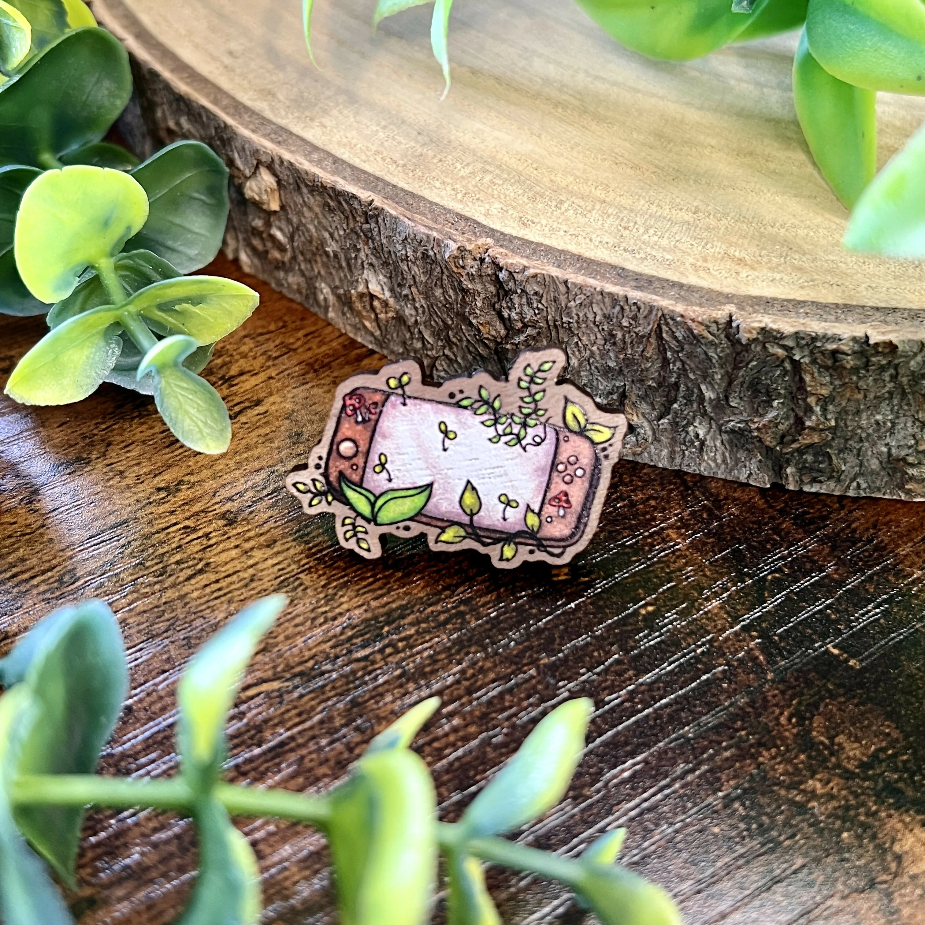 Cosy Gamer Wooden Pin - Image 4