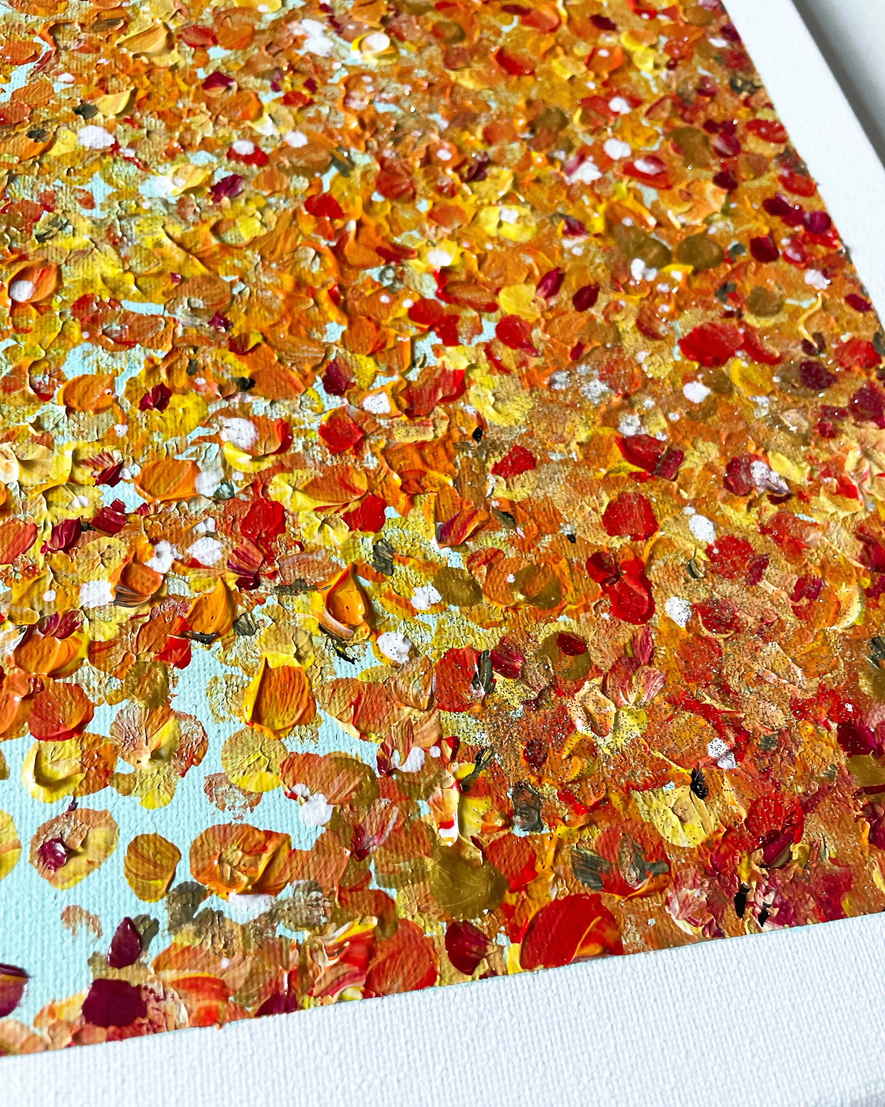 Falling Leaves - Original Acrylic Painting - Image 3