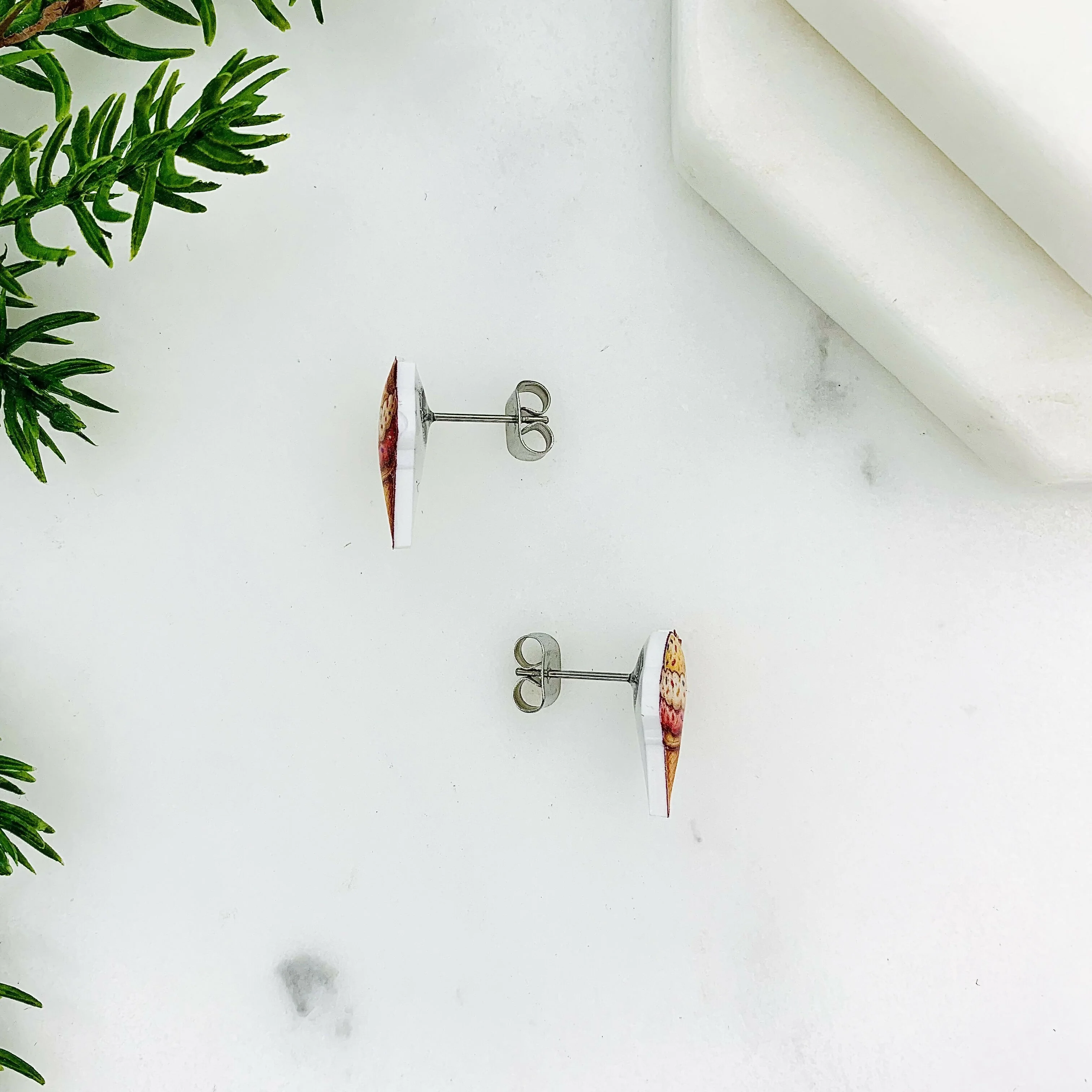 Ice Cream Cone Stud Earring - Image 4