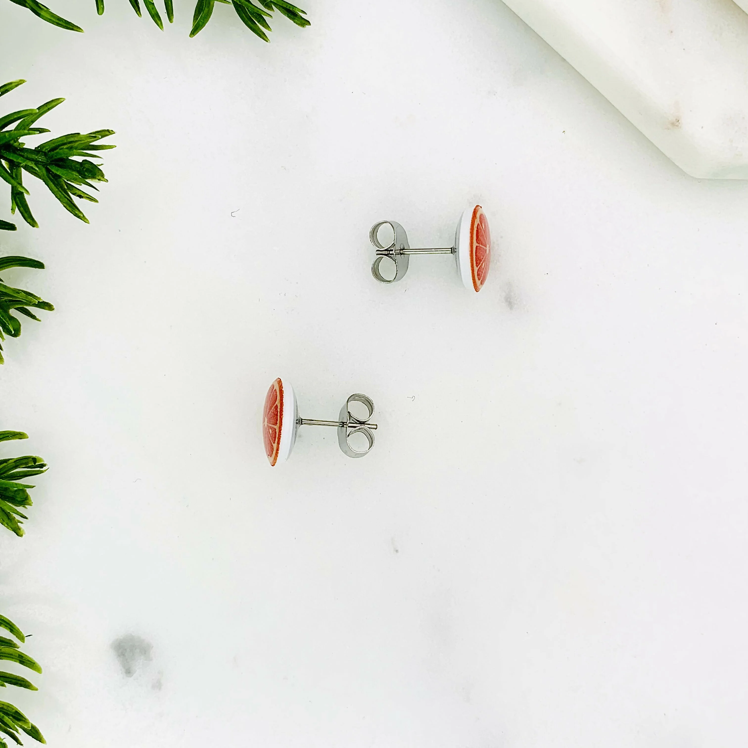 Lemon Slice Stud Earring - Image 4