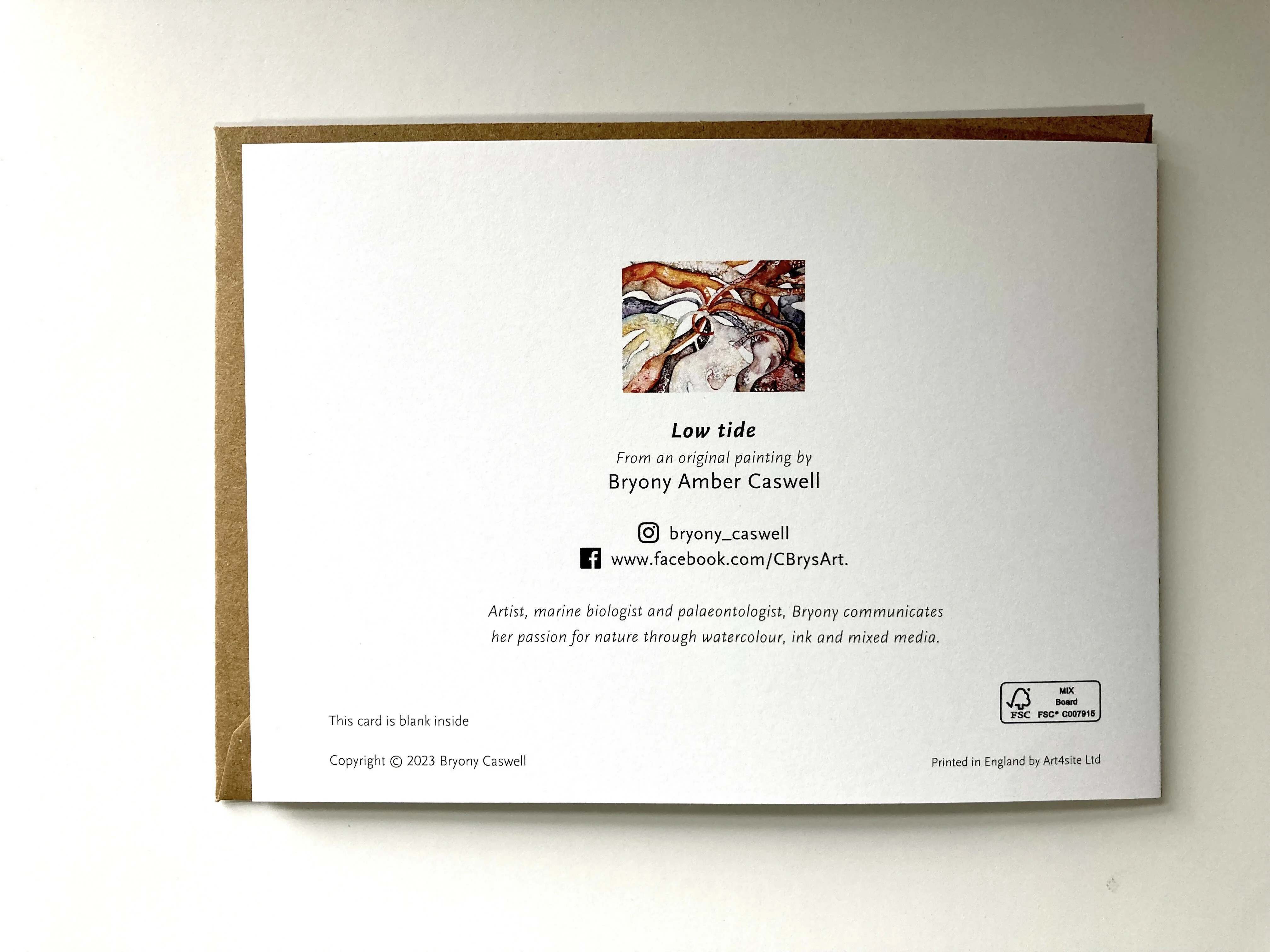 Low Tide - Greetings card - Image 3