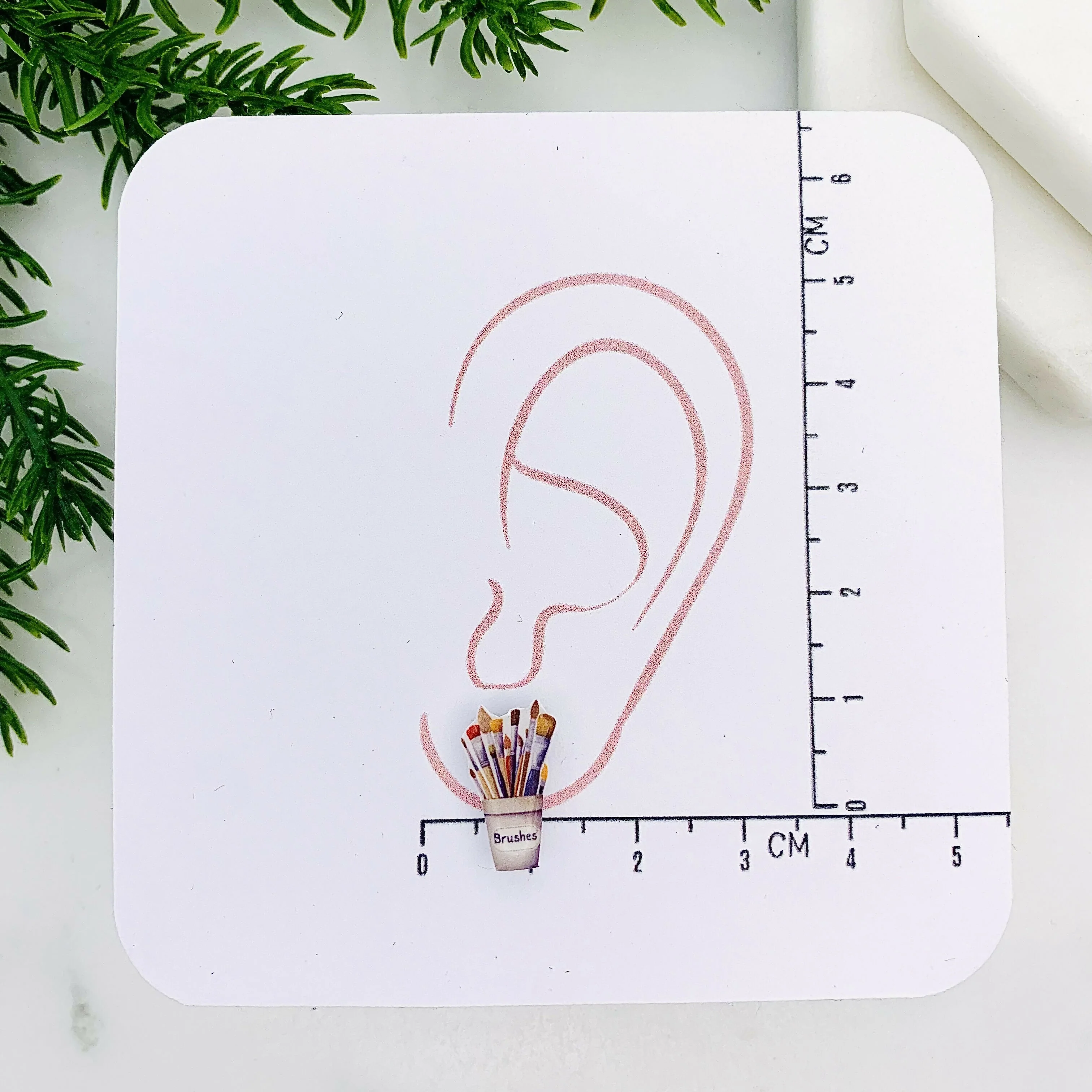 Mismatched Artist Brushes & Palette - Image 3