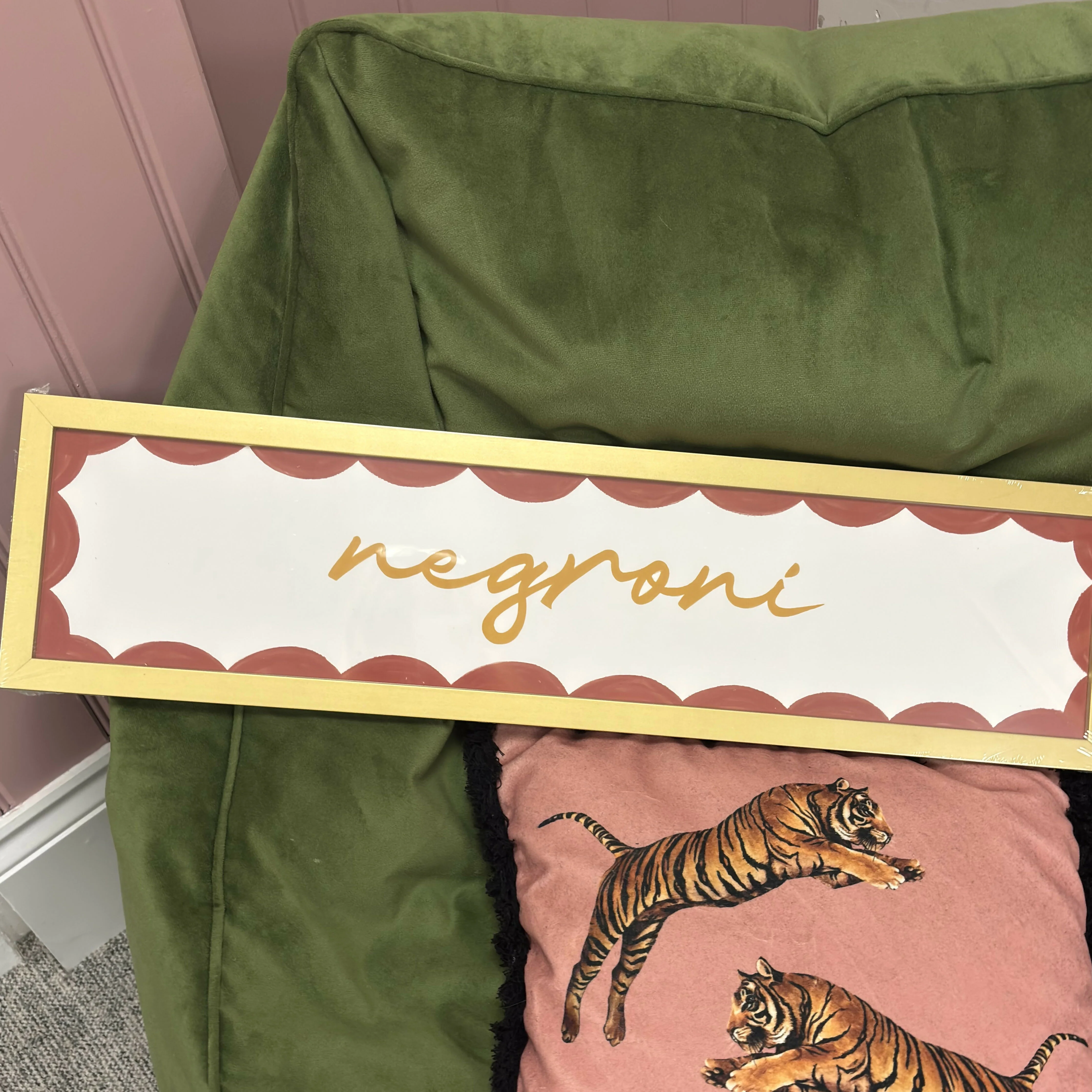 Negroni Gold Framed Cocktail Print - Image 3