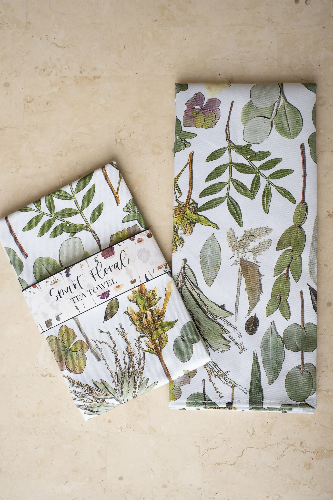 Pressed Flower Tea Towel - Image 3