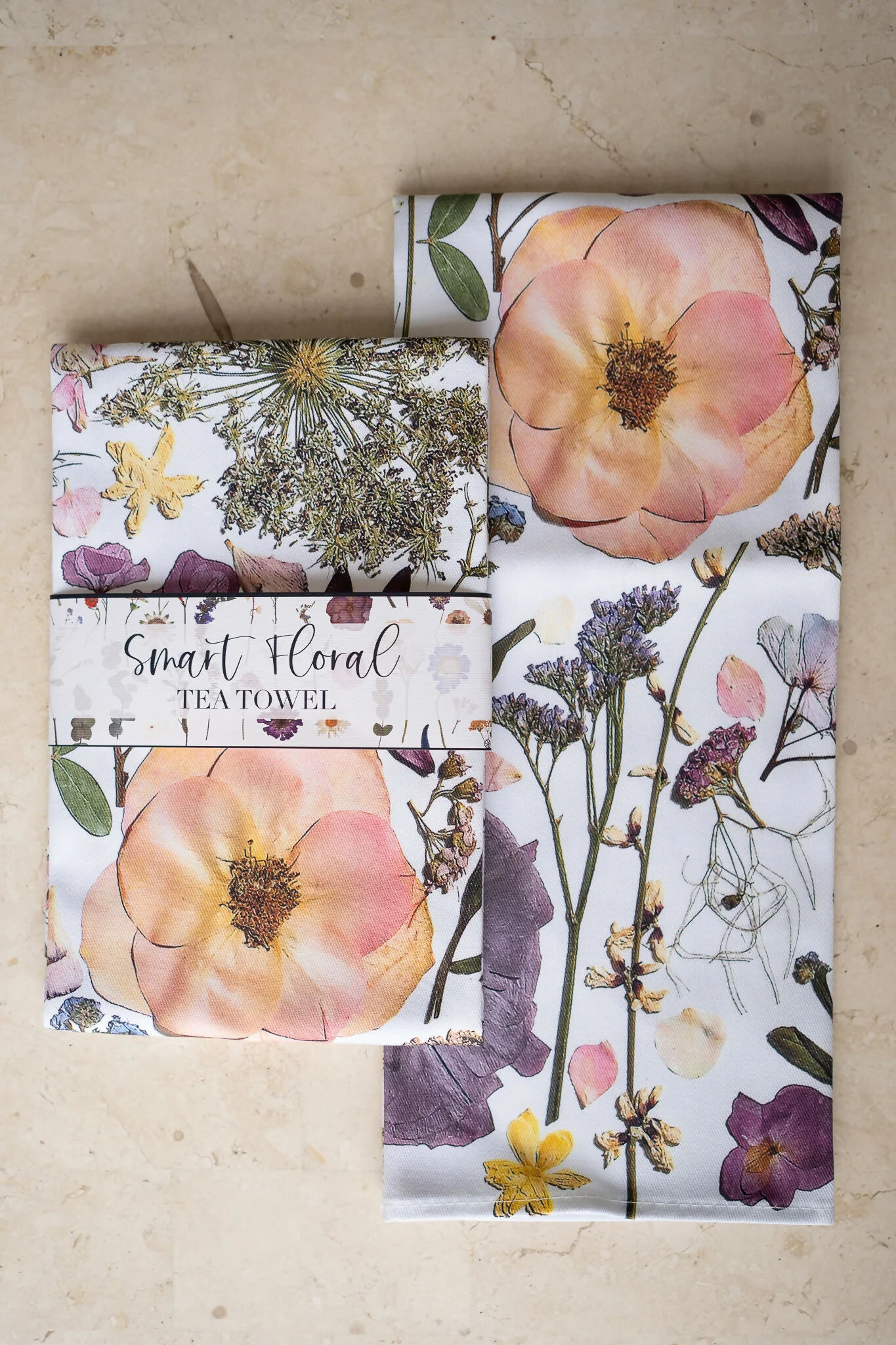 Pressed Flower Tea Towel - Image 5