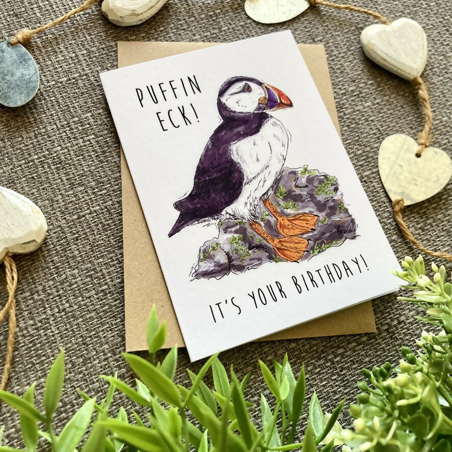Puffin Eck Greetings Card - Image 3