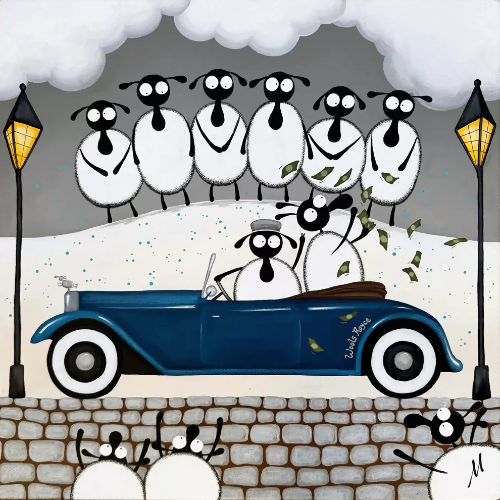 Wools Royce Framed Original Painting - Image 3