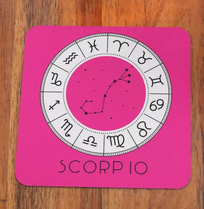 Zodiac Star Signs Coaster CONSTELLATION Design - Image 10