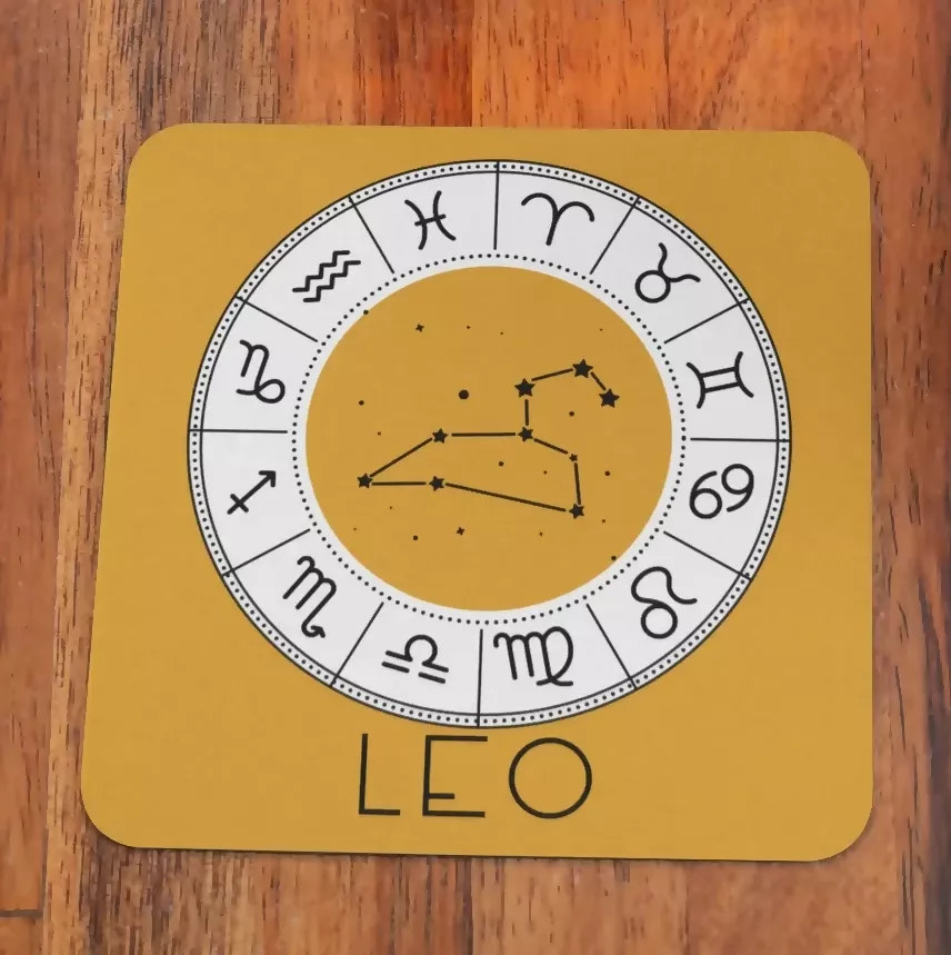 Zodiac Star Signs Coaster CONSTELLATION Design - Image 6