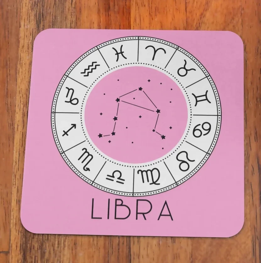 Zodiac Star Signs Coaster CONSTELLATION Design - Image 7